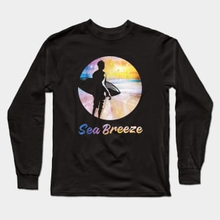 Beach Time, It's Time to go the beach. SEA BREEZE Long Sleeve T-Shirt